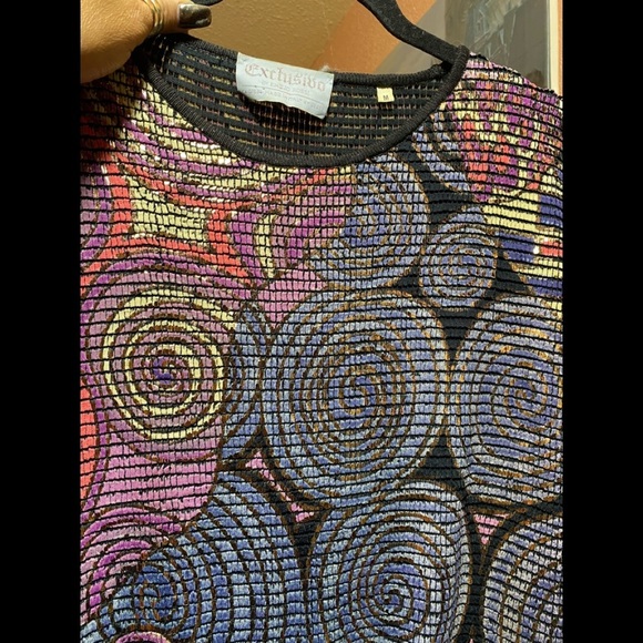 Vintage 11/26/1973 EXCLUSIVE by Emilio Rossi blouse size M - Picture 8 of 12